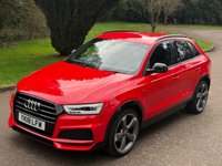USED 2018 18 AUDI Q3 2.0 TFSI Black Edition SUV 5dr Petrol S Tronic quattro Euro 6 (s/s) (180 ps) REAR PARKING CAMERA-BLUETOOTH-DAB