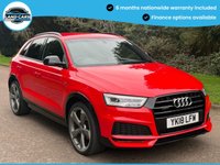 USED 2018 18 AUDI Q3 2.0 TFSI Black Edition SUV 5dr Petrol S Tronic quattro Euro 6 (s/s) (180 ps) REAR PARKING CAMERA-BLUETOOTH-DAB