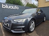 USED 2019 19 AUDI A4 2.0 TFSI 40 S line Saloon 4dr Petrol S Tronic Euro 6 (s/s) (190 ps) Front & Rear Parking Sensors, Heated Leather Seats, Sat Nav, Bluetooth, 3 Zone Climate Control, Cruise Control, DAB Radio, Auto Lights and Wipers, Heated Wingmirrors,  Apple Car Play, Android Auto, USB Charging, Voice Control, LED Running Lights, Privacy Glass, Keyless Drive.