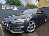USED 2019 19 AUDI A4 2.0 TFSI 40 S line Saloon 4dr Petrol S Tronic Euro 6 (s/s) (190 ps) Front & Rear Parking Sensors, Heated Leather Seats, Sat Nav, Bluetooth, 3 Zone Climate Control, Cruise Control, DAB Radio, Auto Lights and Wipers, Heated Wingmirrors,  Apple Car Play, Android Auto, USB Charging, Voice Control, LED Running Lights, Privacy Glass, Keyless Drive.