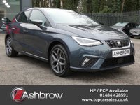 USED 2021 21 SEAT IBIZA 1.0 TSI XCELLENCE 5d 110 S/S 1 OWNER, FULL SERVICE HISTORY, SAT NAV, APPLE CARPLAY ANDROID AUTO & MIRROR LINK, 17 INCH DIAMOND CUT ALLOY WHEELS, DUAL ZONE CLIMATE CONTROL A/C, KEYLESS START & ENTRY, LEATHER / MICROSUEDE UPHOLSTERY, DAB RADIO, BLUETOOTH PHONE & MUSIC STREAMING, CRUISE CONTROL & SPEED LIMITER, FRONT ASSIST, AMBIENT LIGHTING, 6 SPEED MANUAL GEARBOX, START STOP, FRONT FOG LIGHTS, FULL LED HEADLIGHTS WITH DAYTIME RUNNING LIGHTS, SPORT SEATS, LEATHER MULTIFUNCTION STEERING WHEEL, ELECTRIC FOLDING MIRRORS, 2X USB
