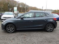 USED 2021 21 SEAT IBIZA 1.0 TSI XCELLENCE 5d 110 S/S 1 OWNER, FULL SERVICE HISTORY, SAT NAV, APPLE CARPLAY ANDROID AUTO & MIRROR LINK, 17 INCH DIAMOND CUT ALLOY WHEELS, DUAL ZONE CLIMATE CONTROL A/C, KEYLESS START & ENTRY, LEATHER / MICROSUEDE UPHOLSTERY, DAB RADIO, BLUETOOTH PHONE & MUSIC STREAMING, CRUISE CONTROL & SPEED LIMITER, FRONT ASSIST, AMBIENT LIGHTING, 6 SPEED MANUAL GEARBOX, START STOP, FRONT FOG LIGHTS, FULL LED HEADLIGHTS WITH DAYTIME RUNNING LIGHTS, SPORT SEATS, LEATHER MULTIFUNCTION STEERING WHEEL, ELECTRIC FOLDING MIRRORS, 2X USB