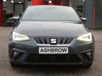 USED 2021 21 SEAT IBIZA 1.0 TSI XCELLENCE 5d 110 S/S 1 OWNER, FULL SERVICE HISTORY, SAT NAV, APPLE CARPLAY ANDROID AUTO & MIRROR LINK, 17 INCH DIAMOND CUT ALLOY WHEELS, DUAL ZONE CLIMATE CONTROL A/C, KEYLESS START & ENTRY, LEATHER / MICROSUEDE UPHOLSTERY, DAB RADIO, BLUETOOTH PHONE & MUSIC STREAMING, CRUISE CONTROL & SPEED LIMITER, FRONT ASSIST, AMBIENT LIGHTING, 6 SPEED MANUAL GEARBOX, START STOP, FRONT FOG LIGHTS, FULL LED HEADLIGHTS WITH DAYTIME RUNNING LIGHTS, SPORT SEATS, LEATHER MULTIFUNCTION STEERING WHEEL, ELECTRIC FOLDING MIRRORS, 2X USB