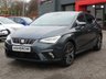USED 2021 21 SEAT IBIZA 1.0 TSI XCELLENCE 5d 110 S/S 1 OWNER, FULL SERVICE HISTORY, SAT NAV, APPLE CARPLAY ANDROID AUTO & MIRROR LINK, 17 INCH DIAMOND CUT ALLOY WHEELS, DUAL ZONE CLIMATE CONTROL A/C, KEYLESS START & ENTRY, LEATHER / MICROSUEDE UPHOLSTERY, DAB RADIO, BLUETOOTH PHONE & MUSIC STREAMING, CRUISE CONTROL & SPEED LIMITER, FRONT ASSIST, AMBIENT LIGHTING, 6 SPEED MANUAL GEARBOX, START STOP, FRONT FOG LIGHTS, FULL LED HEADLIGHTS WITH DAYTIME RUNNING LIGHTS, SPORT SEATS, LEATHER MULTIFUNCTION STEERING WHEEL, ELECTRIC FOLDING MIRRORS, 2X USB