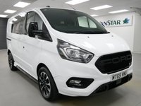 USED 2019 69 FORD TRANSIT CUSTOM 300 2.0 EBL 130 BHP SWB LIMITED CREWCAB 6 SEATER ( NO VAT )  UPGRADED STYLING | CARPLAY | NO VAT !