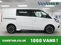 USED 2019 69 FORD TRANSIT CUSTOM 300 2.0 EBL 130 BHP SWB LIMITED CREWCAB 6 SEATER ( NO VAT )  UPGRADED STYLING | CARPLAY | NO VAT !