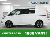 USED 2019 69 FORD TRANSIT CUSTOM 300 2.0 EBL 130 BHP SWB LIMITED CREWCAB 6 SEATER ( NO VAT )  UPGRADED STYLING | CARPLAY | NO VAT !