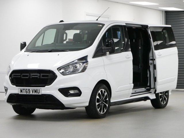 View our Ford Transit Custom 300 2.0 EBL 130 BHP SWB LIMITED CREWCAB 6 SEATER ( NO VAT ) 