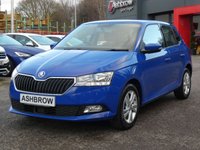 USED 2020 70 SKODA FABIA 1.0 SE 5d 60 S/S FULL SERVICE HISTORY, 1 OWNER FROM NEW, SMARTLINK FOR APPLE CARPLAY ANDROID AUTO & MIRROR LINK (GIVES YOU SAT NAV), REAR PARKING SENSORS WITH DISPLAY, DAB RADIO, BLUETOOTH PHONE & MUSIC, SPEED LIMITER, USB INPUT, MANUAL GEARBOX, DAYTIME RUNNING LIGHTS, FRONT FOG LIGHTS, 15 INCH ALLOY WHEELS, LEATHER MULTIFUNCTION STEERING WHEEL, AIR CONDITIONING, MFD TRIP COMPUTER WITH DIGITAL SPEEDOMETER, SD CARD READER, FRONT ASSIST, ELECTRIC HEATED MIRRORS, ELECTRIC WINDOWS, ISO FIX