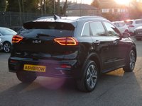 USED 2021 71 KIA NIRO 64kWh 3 5d Electric Auto (201 bhp) 1 OWNER FROM NEW, SAT NAV, FULL BLACK LEATHER INTERIOR, REVERSING CAMERA, HEATED SEATS & STEERING WHEEL, FRONT & REAR PARKING SENSORS, APPLE CARPLAY & ANDROID AUTO, DIGITAL DASH, 17 INCH ALLOYS, PRIVACY GLASS, FOLDING MIRRORS, LANE ASSIST, FORWARD COLLISION AVOIDANCE, ADAPTIVE CRUISE, DAB, BLUETOOTH, ELECTRIC DRIVER'S SEAT, WIRELESS PHONE CHARGER, AIR CON, PADDLE SHIFT, RAIN & LIGHT SENSORS, ISO FIX, USB PORTS, AUTO HOLD, VOICE RECOGNITION, SERVICE HISTORY
