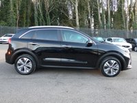 USED 2021 71 KIA NIRO 64kWh 3 5d Electric Auto (201 bhp) 1 OWNER FROM NEW, SAT NAV, FULL BLACK LEATHER INTERIOR, REVERSING CAMERA, HEATED SEATS & STEERING WHEEL, FRONT & REAR PARKING SENSORS, APPLE CARPLAY & ANDROID AUTO, DIGITAL DASH, 17 INCH ALLOYS, PRIVACY GLASS, FOLDING MIRRORS, LANE ASSIST, FORWARD COLLISION AVOIDANCE, ADAPTIVE CRUISE, DAB, BLUETOOTH, ELECTRIC DRIVER'S SEAT, WIRELESS PHONE CHARGER, AIR CON, PADDLE SHIFT, RAIN & LIGHT SENSORS, ISO FIX, USB PORTS, AUTO HOLD, VOICE RECOGNITION, SERVICE HISTORY