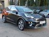 USED 2021 71 KIA NIRO 64kWh 3 5d Electric Auto (201 bhp) 1 OWNER FROM NEW, SAT NAV, FULL BLACK LEATHER INTERIOR, REVERSING CAMERA, HEATED SEATS & STEERING WHEEL, FRONT & REAR PARKING SENSORS, APPLE CARPLAY & ANDROID AUTO, DIGITAL DASH, 17 INCH ALLOYS, PRIVACY GLASS, FOLDING MIRRORS, LANE ASSIST, FORWARD COLLISION AVOIDANCE, ADAPTIVE CRUISE, DAB, BLUETOOTH, ELECTRIC DRIVER'S SEAT, WIRELESS PHONE CHARGER, AIR CON, PADDLE SHIFT, RAIN & LIGHT SENSORS, ISO FIX, USB PORTS, AUTO HOLD, VOICE RECOGNITION, SERVICE HISTORY