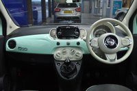 USED 2015 65 FIAT 500 1.2 Lounge Hatchback 3dr Petrol Manual Euro 6 (s/s) (69 bhp) Parking Sensors - Bluetooth - Air Conditioning