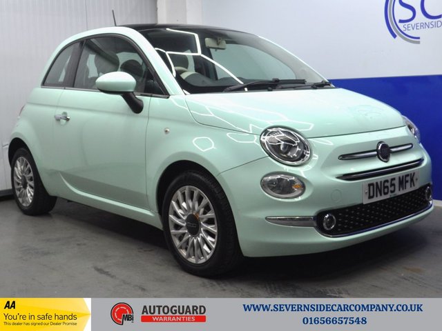 2015 65 Fiat 500 1.2 Lounge Hatchback 3dr Petrol Manual Euro 6 (s/s) (69 bhp)