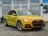 USED 2019 68 AUDI A1 1.0 TFSI 30 S line Sportback 5dr Petrol Manual Euro 6 (s/s) (116 ps) Finished in PYTHON YELLOW with contrasting SPORTS PART LEATHER trim. This Audi A1 Sportback is a posh sporty small car that is comfortable, practical and great fun to drive. If you're looking for a sporty, small, easy-to-drive car but don't want to compromise on quality, then this car is well worth a look. Features include, APPLE PLAY, 17" Alloys, A/C, DAB Radio, B/Tooth, Cruise, Park Sensors and much more. Dealer serviced at 4896 miles, 10717 miles, 18519 miles, 30274 miles and 38701 miles