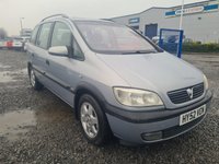 USED 2002 52 VAUXHALL ZAFIRA 1.8i 16v Elegance MPV 5dr Petrol Manual (207 g/km, 123 bhp) clearance vehicle