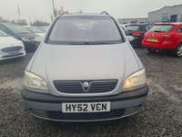 USED 2002 52 VAUXHALL ZAFIRA 1.8i 16v Elegance MPV 5dr Petrol Manual (207 g/km, 123 bhp) clearance vehicle