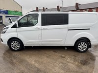 USED 2022 72 FORD TRANSIT CUSTOM 2.0 300 EcoBlue Limited Crew Van Double Cab 5dr Diesel Manual L2 H1 Euro 6 (s/s) (130 ps) 