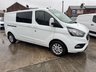 USED 2022 72 FORD TRANSIT CUSTOM 2.0 300 EcoBlue Limited Crew Van Double Cab 5dr Diesel Manual L2 H1 Euro 6 (s/s) (130 ps) 
