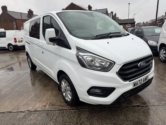 View our Ford Transit Custom 2.0 300 EcoBlue Limited Crew Van Double Cab 5dr Diesel Manual L2 H1 Euro 6 (s/s) (130 ps)
