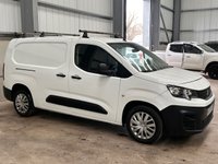 USED 2020 70 PEUGEOT PARTNER 1.5 BLUEHDI 100BHP PROFESSIONAL L2 LWB CREW VAN - NO VAT 