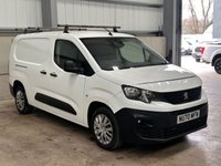 USED 2020 70 PEUGEOT PARTNER 1.5 BLUEHDI 100BHP PROFESSIONAL L2 LWB CREW VAN - NO VAT 
