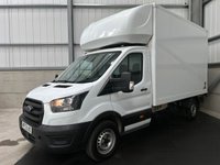 USED 2023 73 FORD TRANSIT 350 LUTON 2.0 ECOBLUE 130PS RWD (DRW) LEADER - NO VAT 