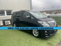 USED 2011 TOYOTA ALPHARD TOYOTA ALPHARD 240S 2.4 LITRE PETROL FWD IDEAL FOR CUSTOM CAMPER CONVERSION #1226 