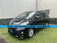 USED 2011 TOYOTA ALPHARD TOYOTA ALPHARD 240S 2.4 LITRE PETROL FWD IDEAL FOR CUSTOM CAMPER CONVERSION #1226 