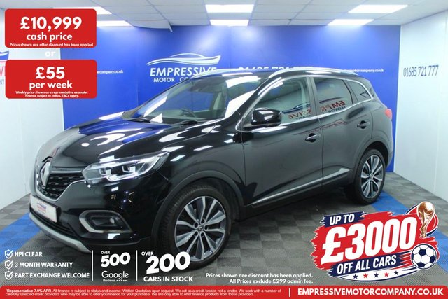 View our Renault Kadjar 1.5 Blue dCi S Edition SUV 5dr Diesel EDC Euro 6 (s/s) (115 ps)