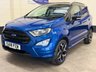 USED 2018 18 FORD ECOSPORT 1.5 TDCi ST-Line SUV 5 Door Diesel Manual Euro 6 (s/s) (100 ps) 7 SERVICES TO 31,083 MILES