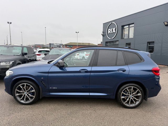 2017 BMW X3 3.0 30d M Sport SUV 5dr Diesel Auto xDrive Euro 6 (s/s) (265 ps)-Factory Extras Worth £10,100-Finished In Phytonic Blue Metallic-Cognac Vernasca Leather Upholstery-M Sport Plus Package-Head Up Display-20 Inch Alloy Wheels-Panoramic Glass Sunroof-Visibility Pack-Tech Pack-Digital Dash-Superb Example With Top Specification. - Photo 3
