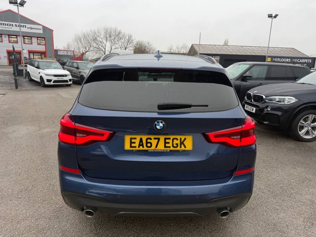 2017 BMW X3 3.0 30d M Sport SUV 5dr Diesel Auto xDrive Euro 6 (s/s) (265 ps)-Factory Extras Worth £10,100-Finished In Phytonic Blue Metallic-Cognac Vernasca Leather Upholstery-M Sport Plus Package-Head Up Display-20 Inch Alloy Wheels-Panoramic Glass Sunroof-Visibility Pack-Tech Pack-Digital Dash-Superb Example With Top Specification. - Photo 6