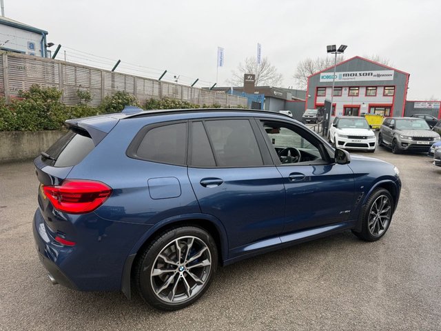 2017 BMW X3 3.0 30d M Sport SUV 5dr Diesel Auto xDrive Euro 6 (s/s) (265 ps)-Factory Extras Worth £10,100-Finished In Phytonic Blue Metallic-Cognac Vernasca Leather Upholstery-M Sport Plus Package-Head Up Display-20 Inch Alloy Wheels-Panoramic Glass Sunroof-Visibility Pack-Tech Pack-Digital Dash-Superb Example With Top Specification. - Photo 10