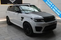 USED 2016 16 LAND ROVER RANGE ROVER SPORT 5.0 V8 SVR SUV 5dr Petrol Auto 4WD Euro 6 (stop/start) (550 ps) 