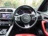 USED 2018 18 JAGUAR F-PACE 2.0 P250i R-Sport SUV 5dr Petrol Auto AWD Euro 6 (s/s) (250 ps) PANO ROOF, BLACK & RED LEATHER