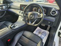 USED 2018 18 MERCEDES-BENZ E-CLASS Mercedes E300 AMG Line Premium Plus Coupe, 69,900 miles, Automatic, Leather, Sat Nav, Reverse Camera, Heated Seats, 19in Alloys, ULEZ compliant. This 2018 Mercedes Benz E Class E300 AMG Line (Premium Plus) boasts a remarkable history with only two previous owners, boasts a full dealership service history, with its last service completed on 3rd January 2025 at 61,807 miles offering a unique opportunity to acquire a well cared for example.  This sophisticated saloon features a powerful yet efficient 2.0 litre petrol engine, meeting Euro 6 emissions standards.  The AMG Line trim enhances its sporty appeal, complemented by the desirable Nigh