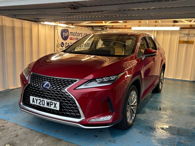 2020 20 LEXUS RX L 3.5 450h L V6 Takumi SUV 5dr Petrol Hybrid E-CVT 4WD Euro 6 (s/s) (313 ps)+2 KEYS+1 OWNER FROM NEW+FULL LEXUS HEALTH CHECK DONE+FSH+FULL LEATHER SEATS+PARK CONTROL+NAV+PANORAMIC SUNROOF+CLIMATE+BLUETOOTH+MEDIA+20