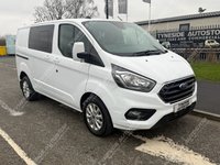 USED 2022 72 FORD TRANSIT CUSTOM 2.0 300 EcoBlue Limited Crew Van Double Cab 5dr Diesel Auto L1 H1 Euro 6 (s/s) (170 ps) 