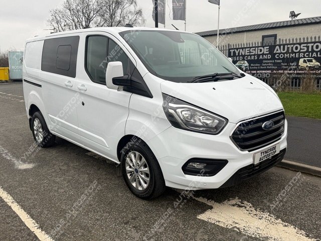 View our Ford Transit Custom 2.0 300 EcoBlue Limited Crew Van Double Cab 5dr Diesel Auto L1 H1 Euro 6 (s/s) (170 ps)