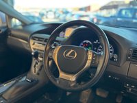 USED 2015 15 LEXUS RX 3.5 450h V6 Premier SUV 5dr Petrol Hybrid CVT 4WD Euro 5 (s/s) (299 ps)+2 KEYS+1 FORMER KEEPER+SUNROOF+FSH 10 STAMPS+FULL LEATHER SEATS+PRIVACY+CLIMATE+PARK CONTROL+BLUETOOTH+MEDIA+NAV+19