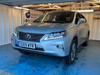 USED 2015 15 LEXUS RX 3.5 450h V6 Premier SUV 5dr Petrol Hybrid CVT 4WD Euro 5 (s/s) (299 ps)+2 KEYS+1 FORMER KEEPER+SUNROOF+FSH 10 STAMPS+FULL LEATHER SEATS+PRIVACY+CLIMATE+PARK CONTROL+BLUETOOTH+MEDIA+NAV+19
