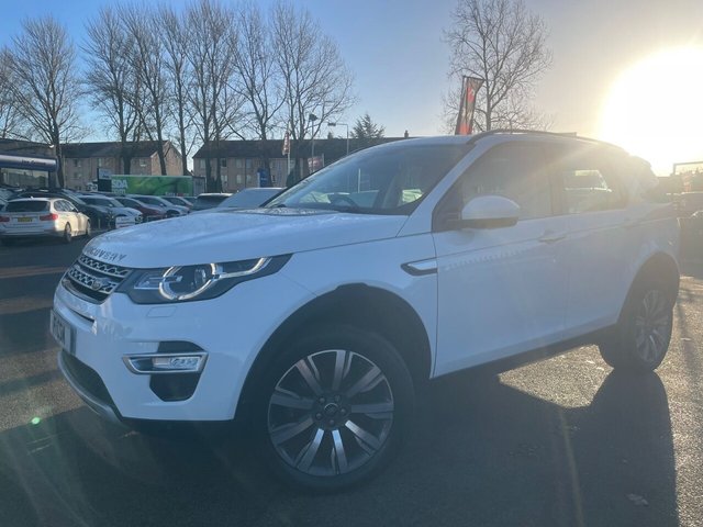 2017 17 LAND ROVER DISCOVERY SPORT 2.0 TD4 HSE Luxury SUV 5dr Diesel Manual 4WD Euro 6 (s/s) (180 ps) A TRULY STUNNING ADDITION TO OUR FORECOURT FINISHED IN EVER POPULAR WHITE PAINT+4 WHEEL DRIVE+7 SEATER+ONLY 2 FORMER KEEPERS+SERVICE HISTORY+DIESEL+ROOF RAILS+BOOT SPOILER+FULL PANORAMIC GLASS ROOF+FULL LEATHER INTERIOR+SATELLITE NAVIGATION+PARK ASSIST+CLIMATE CONTROL+19 INCH ALLOY WHEELS+COST NEW &pound;41410 MAKING THIS USED VEHICLE FANTASTIC VALUE AT OUR LOW PRICE+1 FULL YEARS MOT PRIOR TO COLLECTION+CALL NOW FOR MORE INFORMATION AND TO ARRANGE A VIEWING!!!!!!!!!!!!!!!!!!!!!!!!!!!!!!!!!!!!!!!!!!!!!