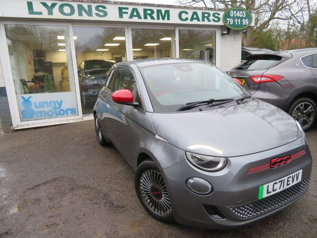2021 71 Fiat 500e 42kWh RED Hatchback 3dr Electric Automatic (118 ps)