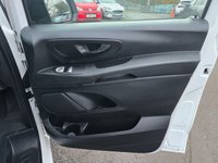USED 2022 22 MERCEDES-BENZ VITO 2.0 114 CDI Progressive XLWB Panel van, 54,800 miles, Automatic, Cruise Control, Reverse Camera, ULEZ Euro 6 diesel. Final price plus VAT @ 20%. This 2022 Mercedes Benz Vito 114 CDI Progressive is a standout choice, boasting a single owner and a recent service completed on 28th October 2024 at 49,950 miles, ensuring it is well maintained. This L3 Euro 6 compliant model features a robust 2.0 litre diesel engine delivering 134 bhp, paired with a smooth G Tronic automatic transmission for rear wheel drive. The Progressive trim level comes equipped with the convenient Audio 30 system, offering seamless integration with Android Auto, Apple Ca