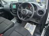 USED 2022 22 MERCEDES-BENZ VITO 2.0 114 CDI Progressive XLWB Panel van, 54,800 miles, Automatic, Cruise Control, Reverse Camera, ULEZ Euro 6 diesel. Final price plus VAT @ 20%. This 2022 Mercedes Benz Vito 114 CDI Progressive is a standout choice, boasting a single owner and a recent service completed on 28th October 2024 at 49,950 miles, ensuring it is well maintained. This L3 Euro 6 compliant model features a robust 2.0 litre diesel engine delivering 134 bhp, paired with a smooth G Tronic automatic transmission for rear wheel drive. The Progressive trim level comes equipped with the convenient Audio 30 system, offering seamless integration with Android Auto, Apple Ca