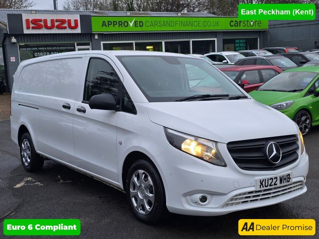 View our Mercedes-Benz Vito 2.0 114 CDI Progressive XLWB Panel van, 54,800 miles, Automatic, Cruise Control, Reverse Camera, ULEZ Euro 6 diesel. Final price plus VAT @ 20%.