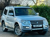 USED 2016 16 MITSUBISHI SHOGUN 3.2 DI-DC Barbarian SUV 3dr Diesel Auto 4WD Euro 6 SWB (187 ps) LOW MILES+LEATHER+SAT NAV+ULEZ