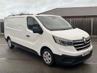 USED 2022 72 RENAULT TRAFIC 2.0 dCi Blue LL30 Business+ Panel Van 5dr Diesel Manual L2 H1 Euro 6 (s/s) (130 ps) This 2022 Renault Trafic Business+ van offers an impressive 7800 litres of cargo volume, making it an ideal choice for businesses needing substantial load space.  Powered by a 2.0 litre dCi Blue diesel engine and meeting Euro 6 emission standards, this LL30 L2 H1 model is equipped with the Business+ trim.  For enhanced driver convenience and safety, it features EASY LINK Navigation with an 8 inch touchscreen and Bluetooth connectivity, manual air conditioning.