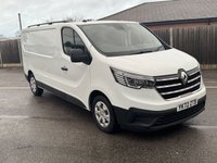 USED 2022 72 RENAULT TRAFIC 2.0 dCi Blue LL30 Business+ Panel Van 5dr Diesel Manual L2 H1 Euro 6 (s/s) (130 ps) This 2022 Renault Trafic Business+ van offers an impressive 7800 litres of cargo volume, making it an ideal choice for businesses needing substantial load space.  Powered by a 2.0 litre dCi Blue diesel engine and meeting Euro 6 emission standards, this LL30 L2 H1 model is equipped with the Business+ trim.  For enhanced driver convenience and safety, it features EASY LINK Navigation with an 8 inch touchscreen and Bluetooth connectivity, manual air conditioning.